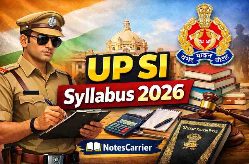 UP SI Syllabus 2026 in Hindi, Exam Pattern, Important Topics, Exam Date, Preparation Strategy